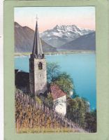 Eglise de Montreux et la Dent du Midi 1926