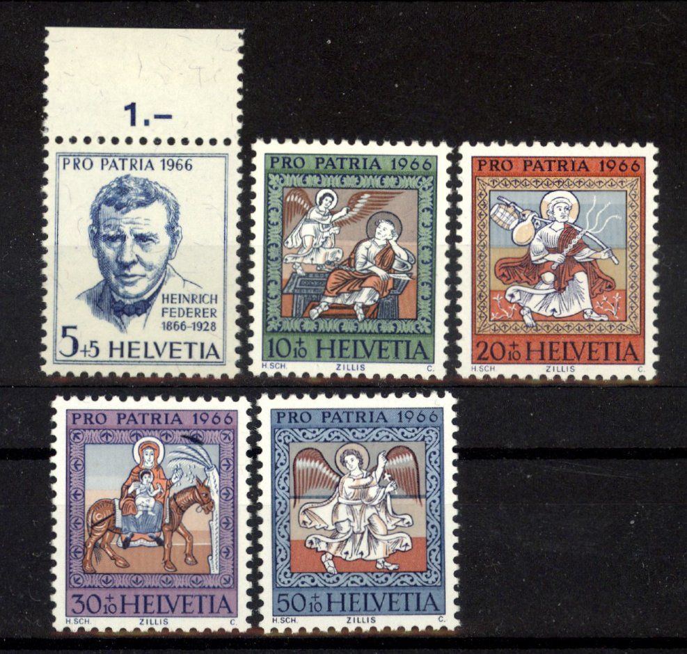 Tutti i francobolli: 1966, Pro Patria ** – Usato da Willisau venduto da Vollstempel