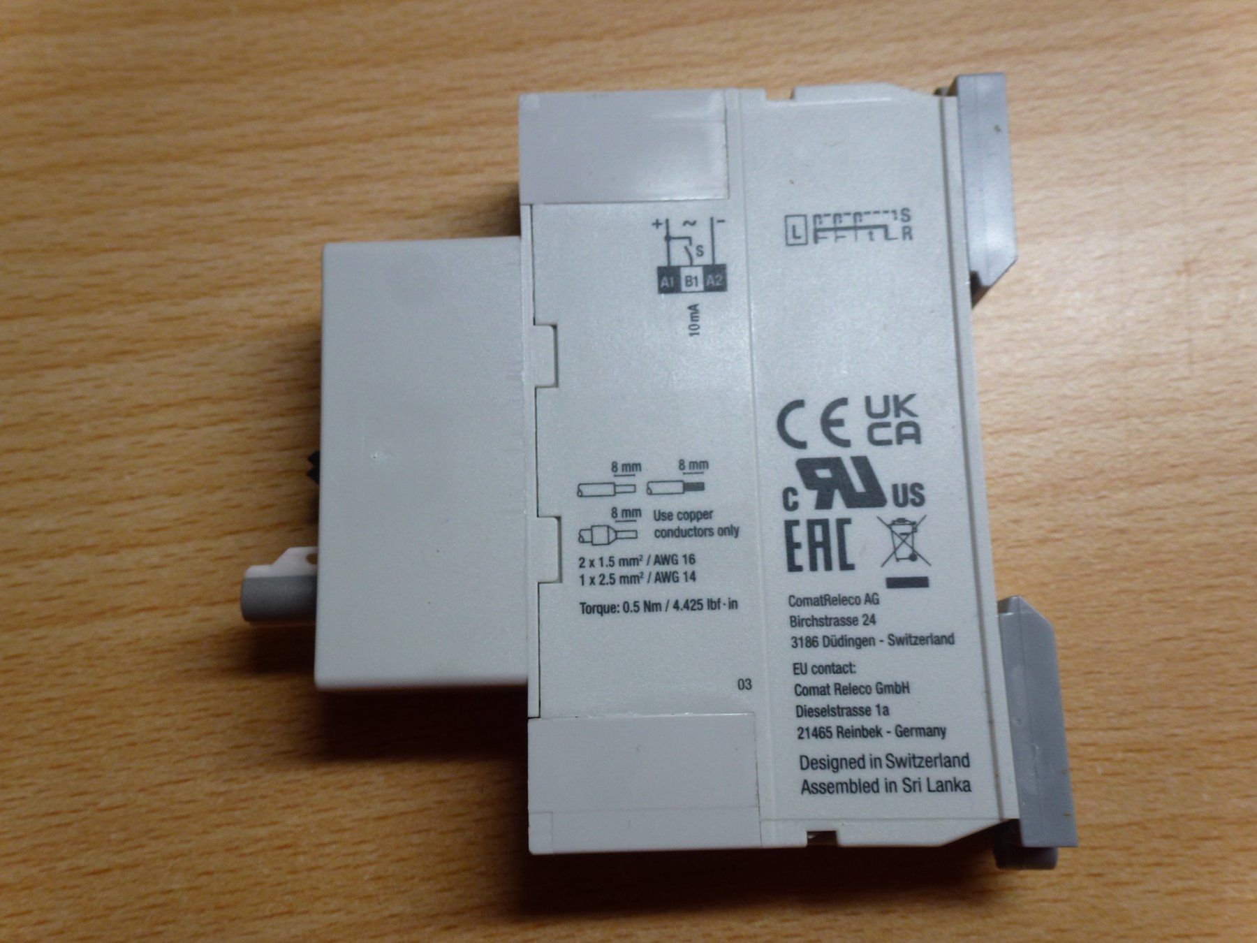 Componenti elettronici: Comat Minuterie AL1/AC220-240VAC – Nuovo (secondo la descrizione) da Hombrechtikon venduto da HGK50 4