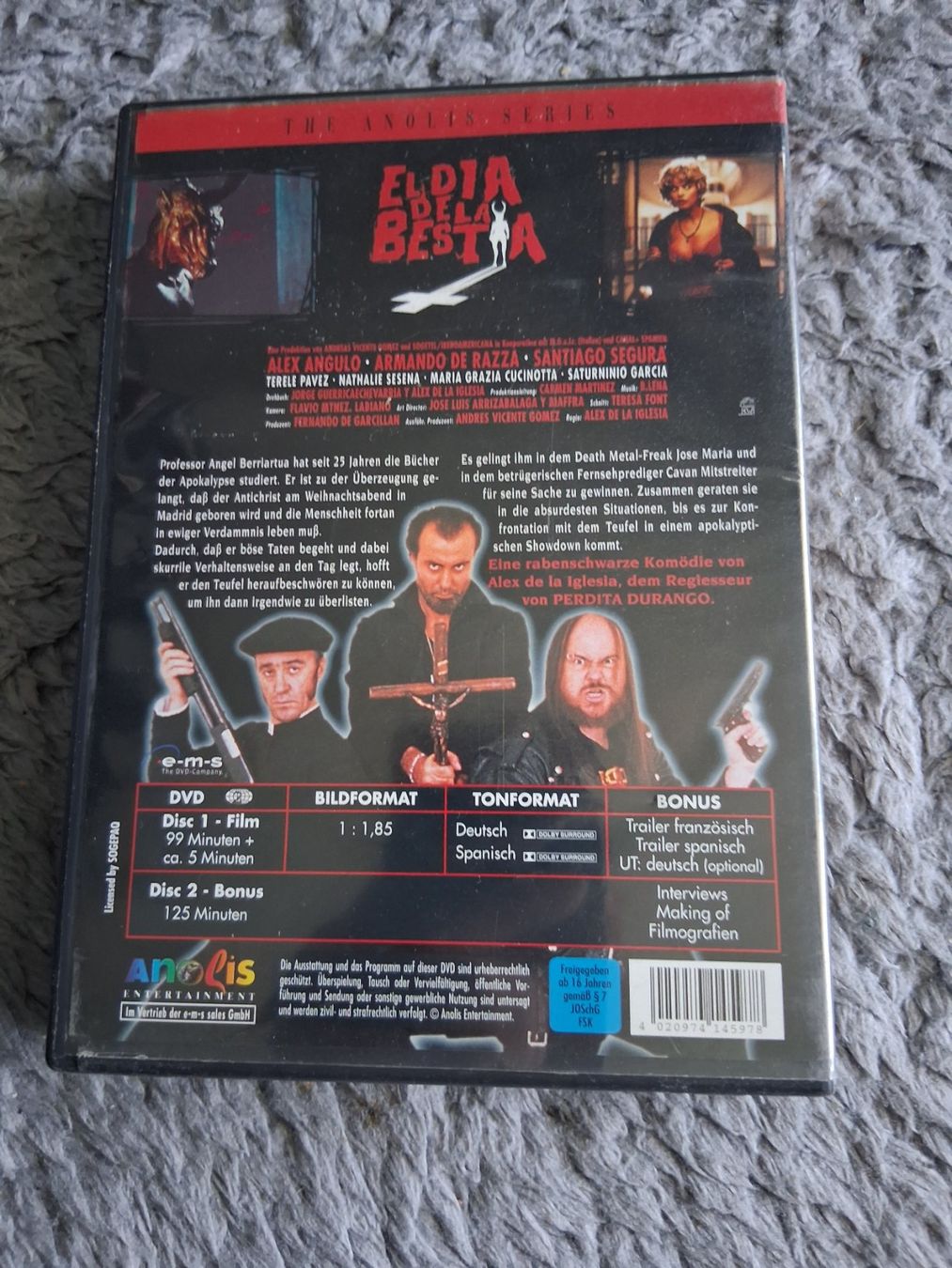 Alle DVDs: EL DIA DE LA BESTIA       DVD – Gebraucht aus Wetzikon ZH von Ramones01 1