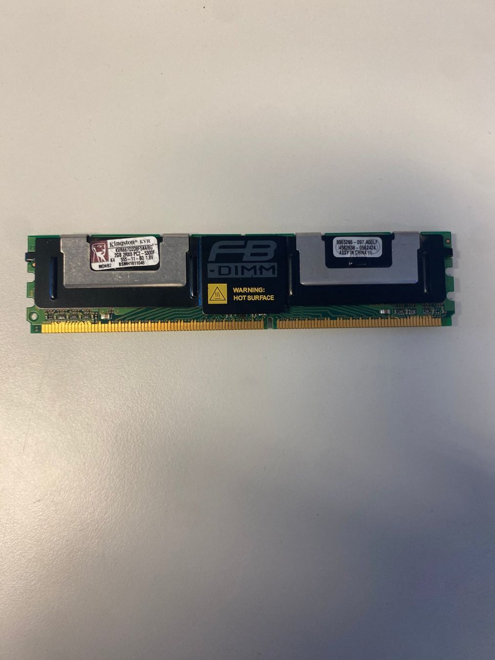 Memoria / RAM: FB-DIMM 2GB RAM DDR2 – Usato da Zizers venduto da Digitag0
