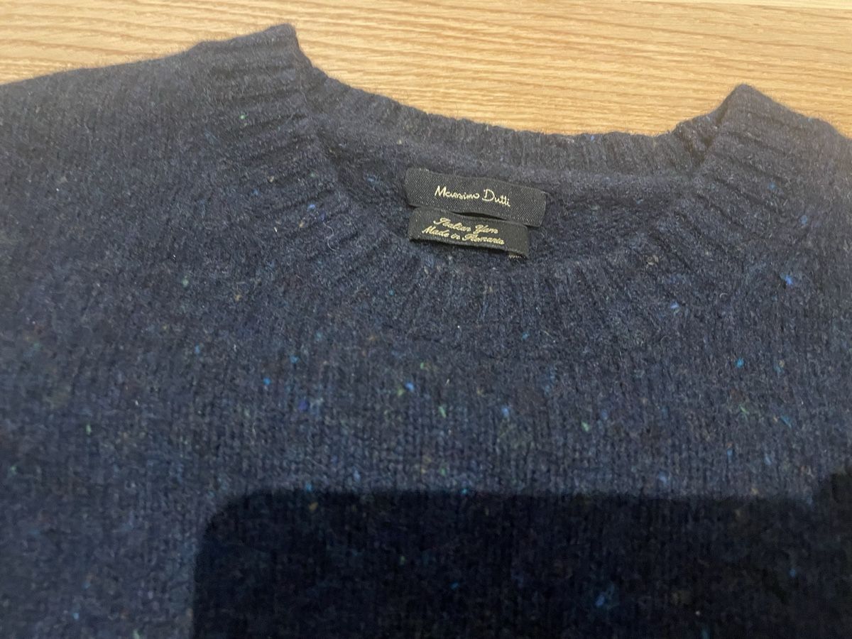 Pullover & Sweatshirts: Massimo Dutti Pullover M dunkelblau – Gebraucht aus uster von 2017c 1
