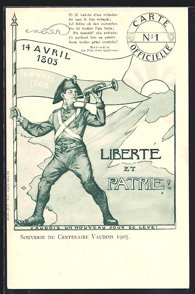 Cartes postales: Litho Lausanne, Souvenir du Centenaire V – D'occasion à Berlin par bartko-reher
