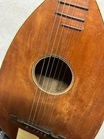 Antike Neapolitanische Bauchlaute-Mandoline (Bowlback), 8-sa