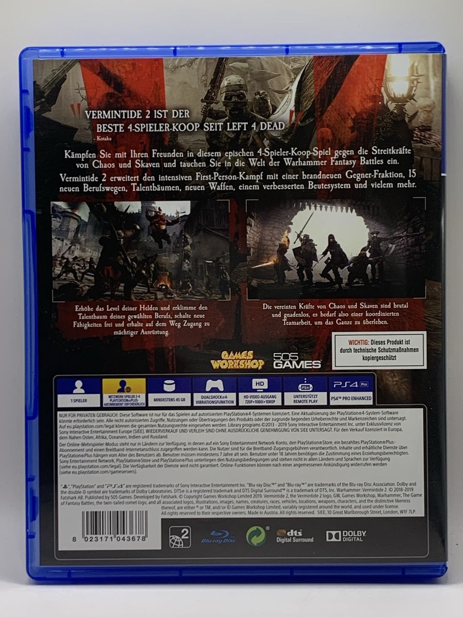 Sony Giochi: PS4 - Warhammer Vermintide 2 Deluxe Edition – Usato da Ostermundigen venduto da RG-Collector 1