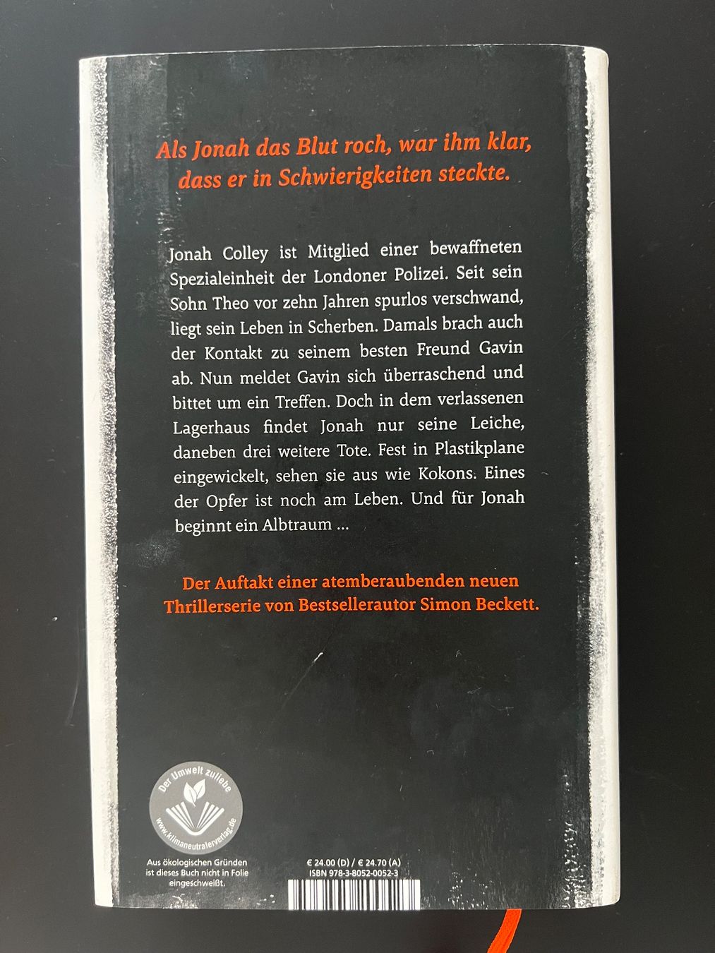 Libri: Die Verlorenen - Simon Beckett  - Thriller – Usato da Zürich venduto da An_B 1