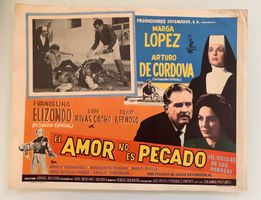 Original Film Plakat aus Mexiko 1965 el amor no es pecado