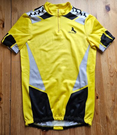 Radtrikot Blacky vintage Grösse XL Velo Fahrrad Trikot