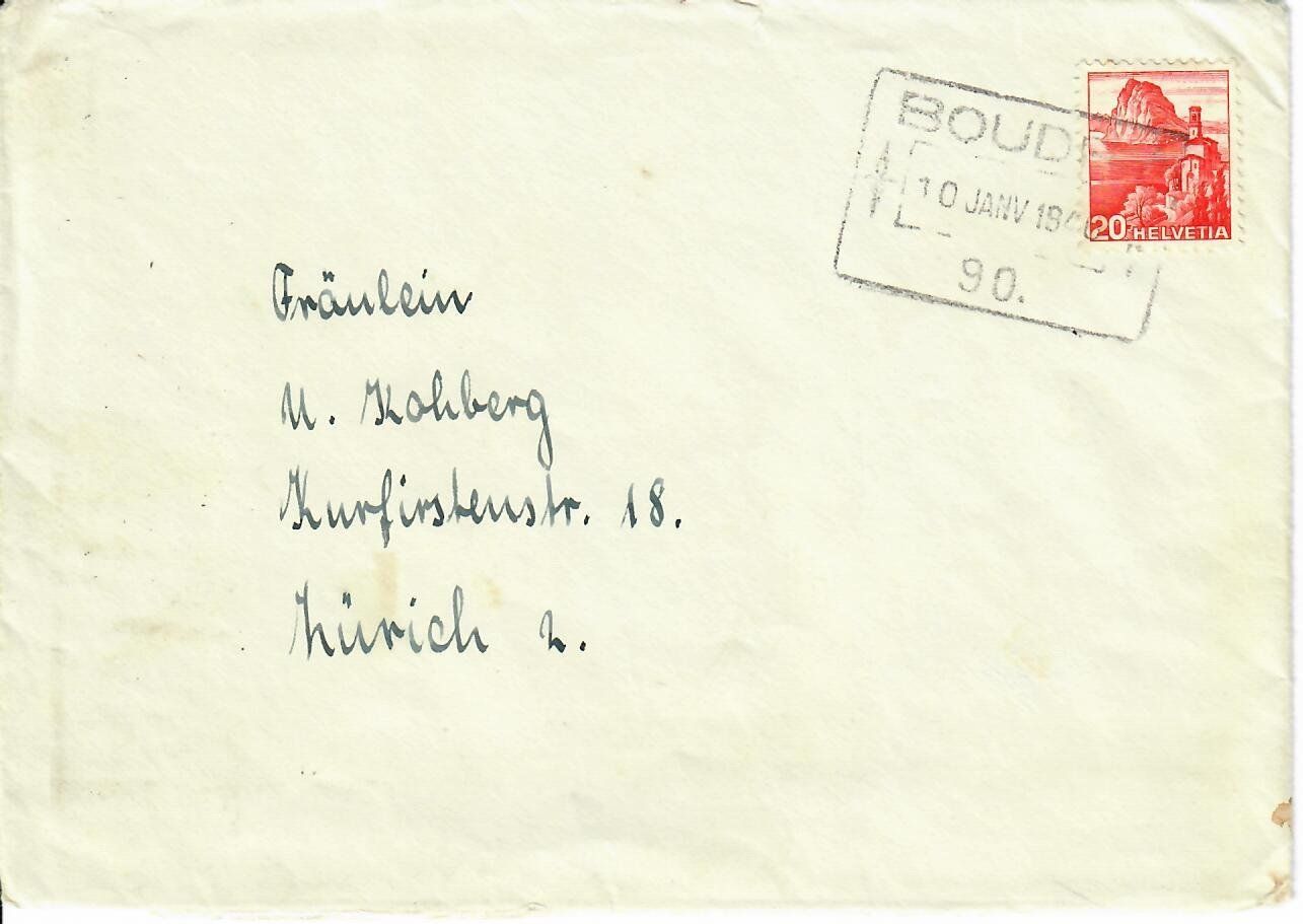 Tous les timbres: Brief Bahnpost Boudry – D'occasion à Hochdorf par Ziegel-16
