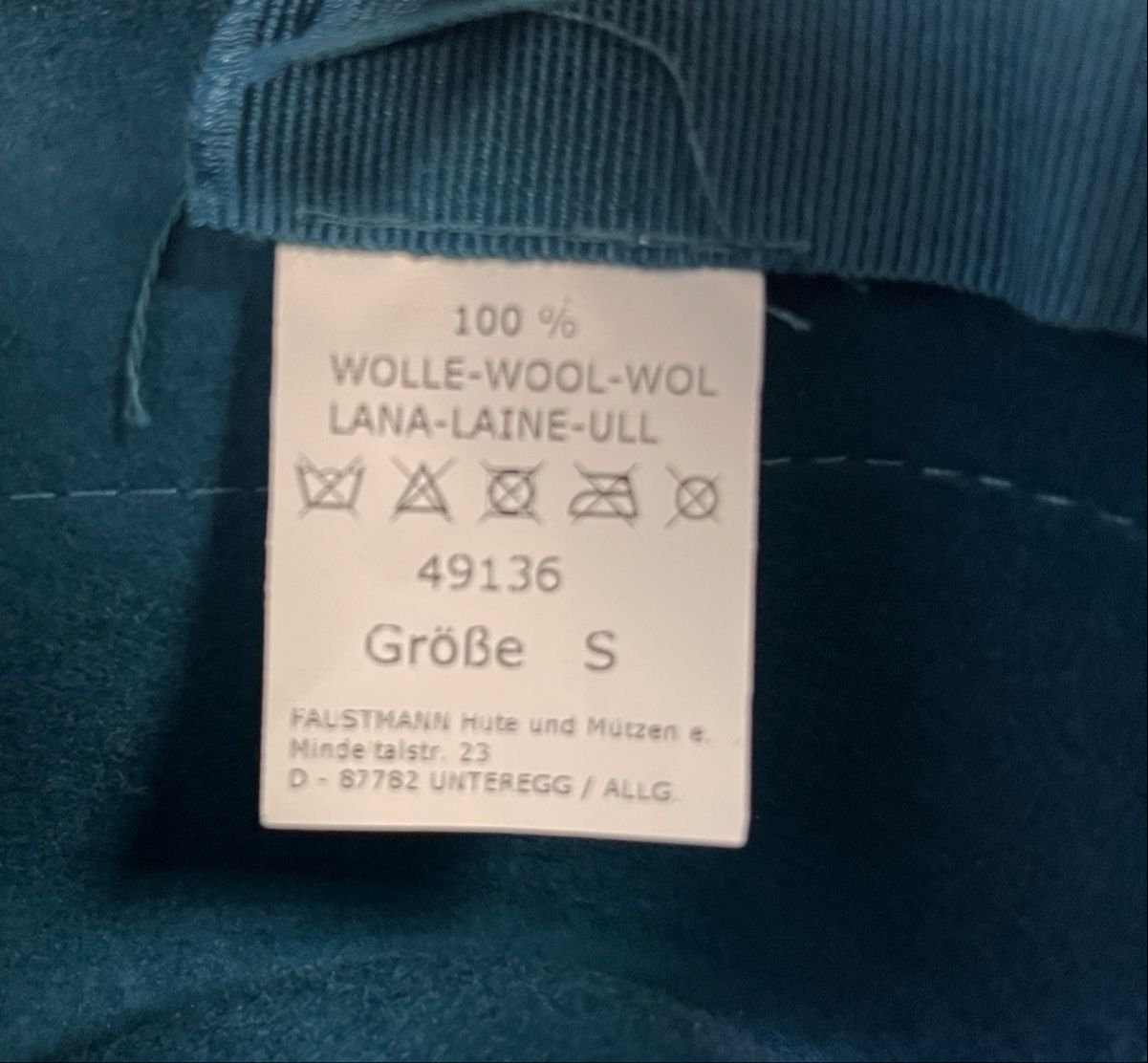 Chapeaux, bonnets & casquettes: Faustmann Hut Petrol – Neuf (Voir description) à Bäretswil par evi-ta 2