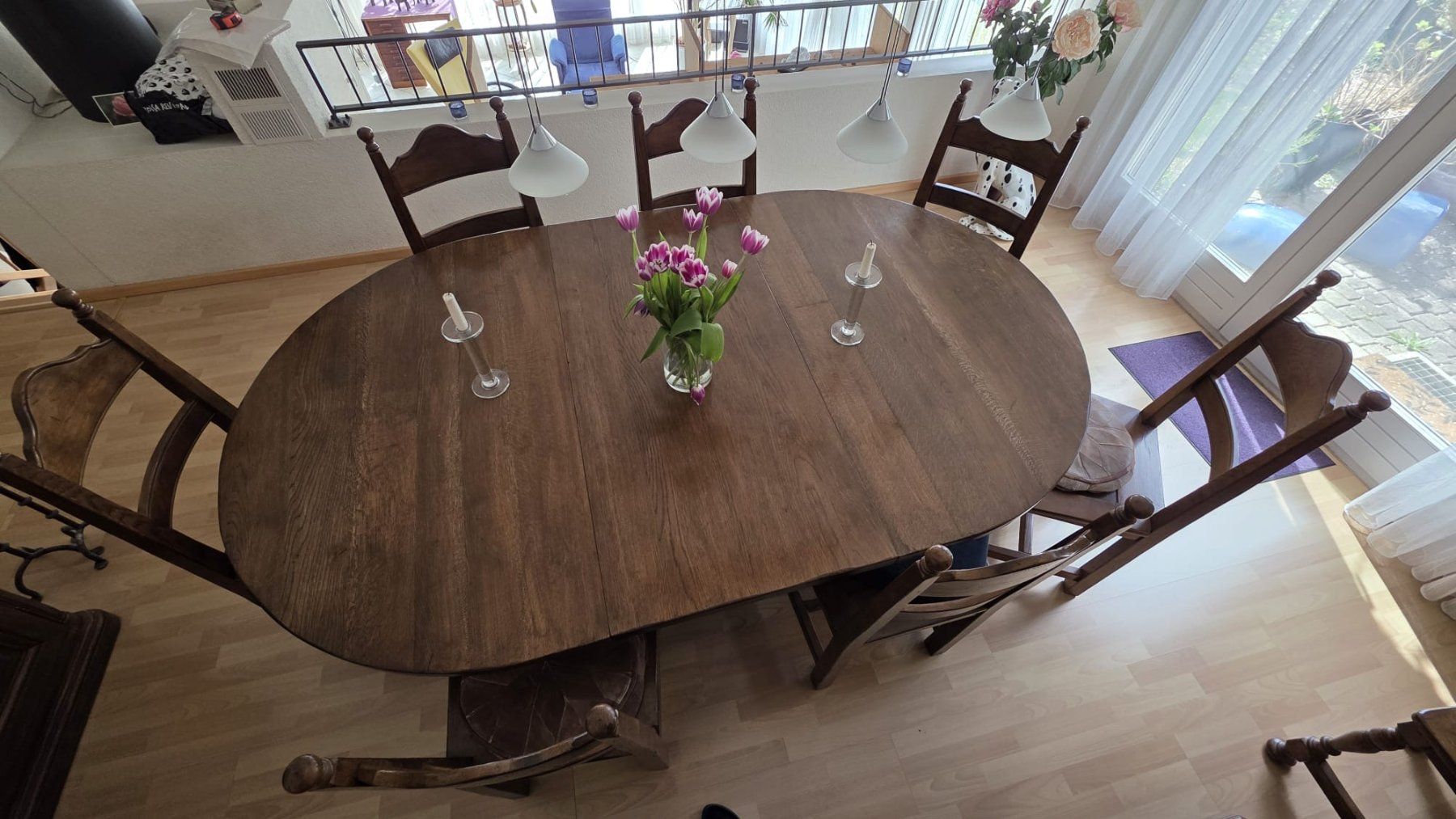 Credenze: Buffet und Stühle aus massiver Eiche - von Bamax – Usato da Thun venduto da Crown7 4