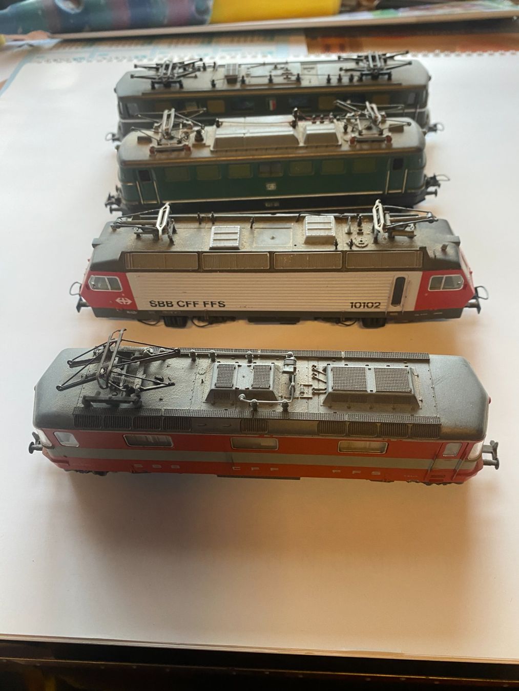 Modellini di ferrovie: 4 Lokomotiven – Usato da Rutschwil venduto da Kybi02 1