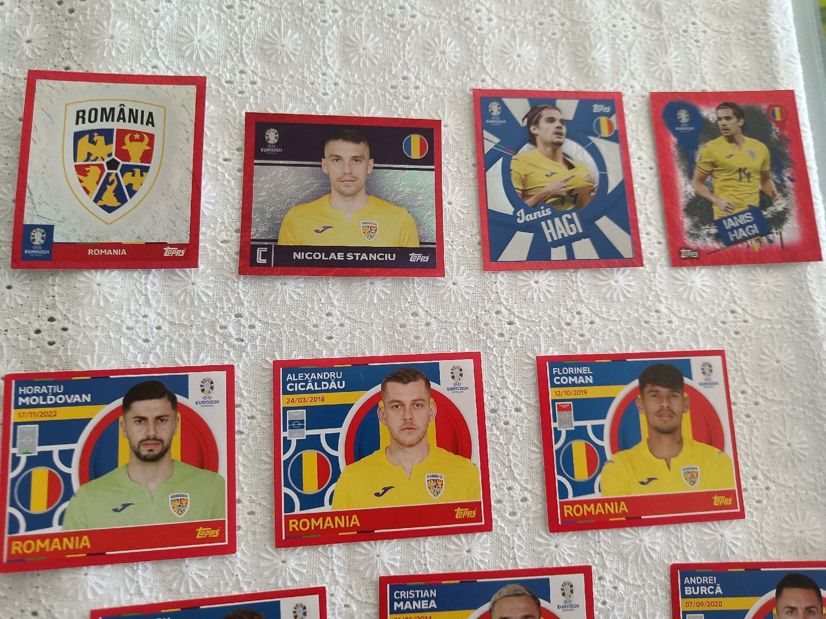 Topps Carte collezionabili: Topps EM 24 Sticker - Rumänien Konvolut mit PTW + Captain! – Usato da Rorschach venduto da Laboumedeluxe 1
