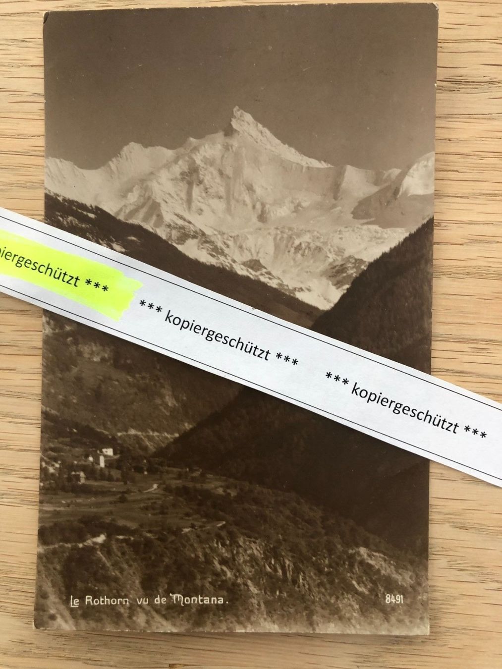 Cartoline postali: Rothorn Montana AK – Nuovo (secondo la descrizione) da Hefenhofen venduto da Bierinder