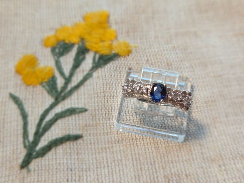 Anelli: NEW - S925 Sapphire Ring (Adjustable) – Nuovo (secondo la descrizione) da Zürich venduto da cin_wcf6