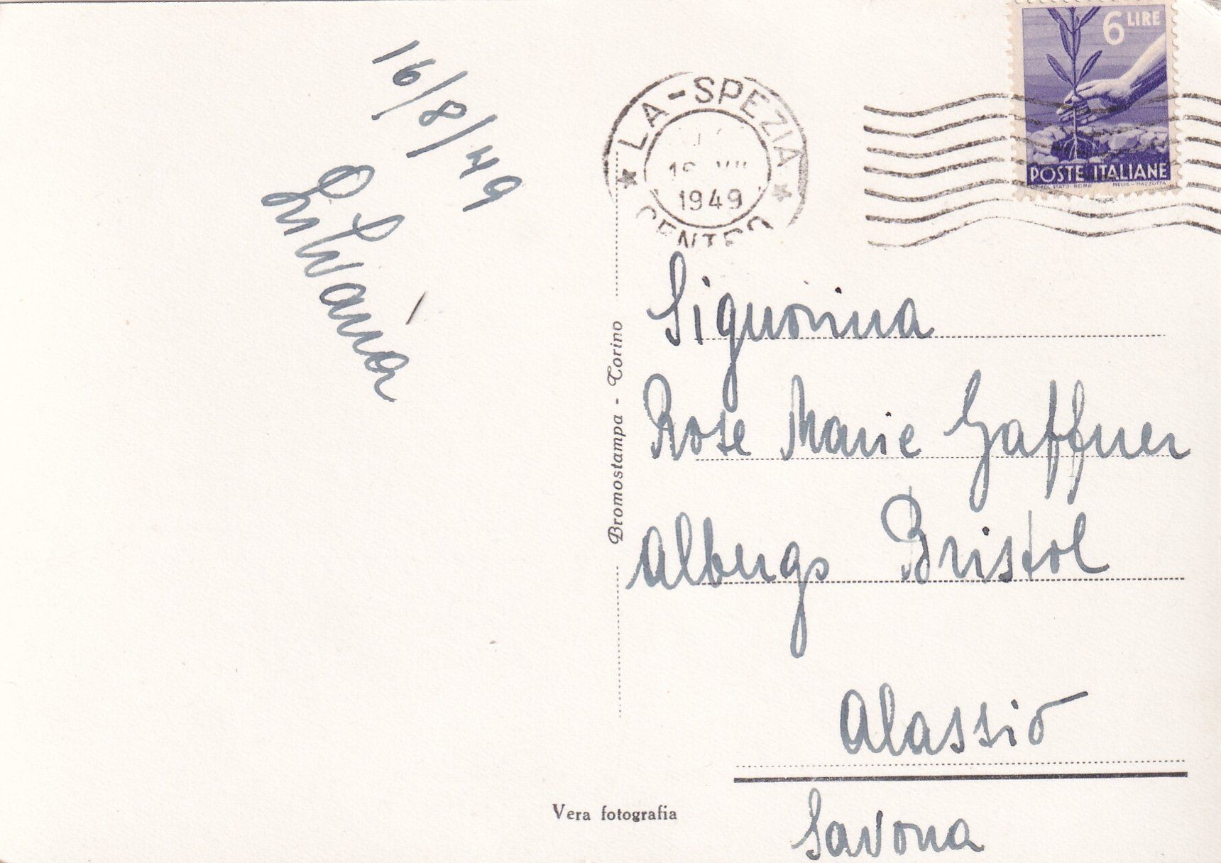 Cartoline postali: Golfo de La Spezia - Tramonto /mp – Usato da Hombrechtikon venduto da Rudolf07 1