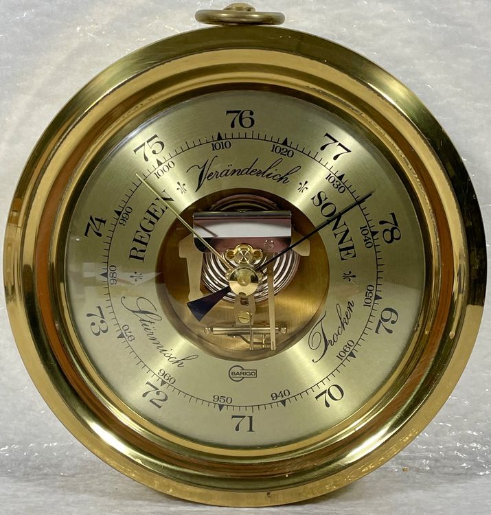 Vintage BARIGO BAROMETER Aus Messing (Gebraucht) in Root für CHF 25 ...