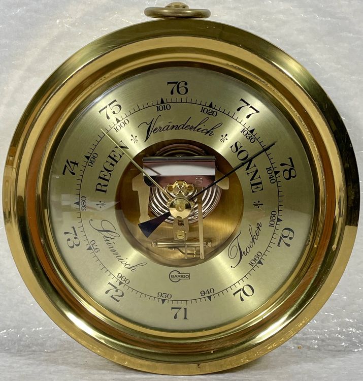 Vintage BARIGO BAROMETER Aus Messing Kaufen Auf Ricardo