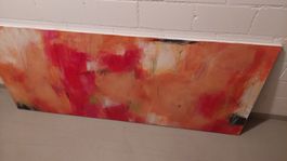 Grosses Gemälde Acryl auf Leinwand 165x70cm