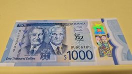 Jamaika 1000 Dollar Banknote, 2022