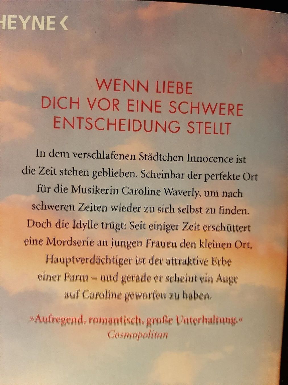 Libri: Nora Roberts Sehnsucht der Unschuldigen – Nuovo (secondo la descrizione) da Affoltern am Albis venduto da Sabinezc 1