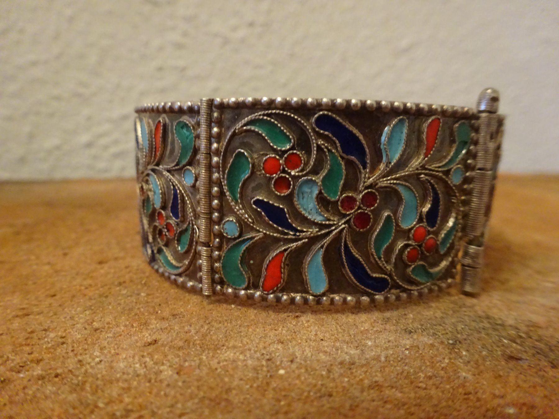 Bracciali & Braccialetti: Armband Silber Cloisonné – Usato da Esslingen venduto da FetteSchnecke 1