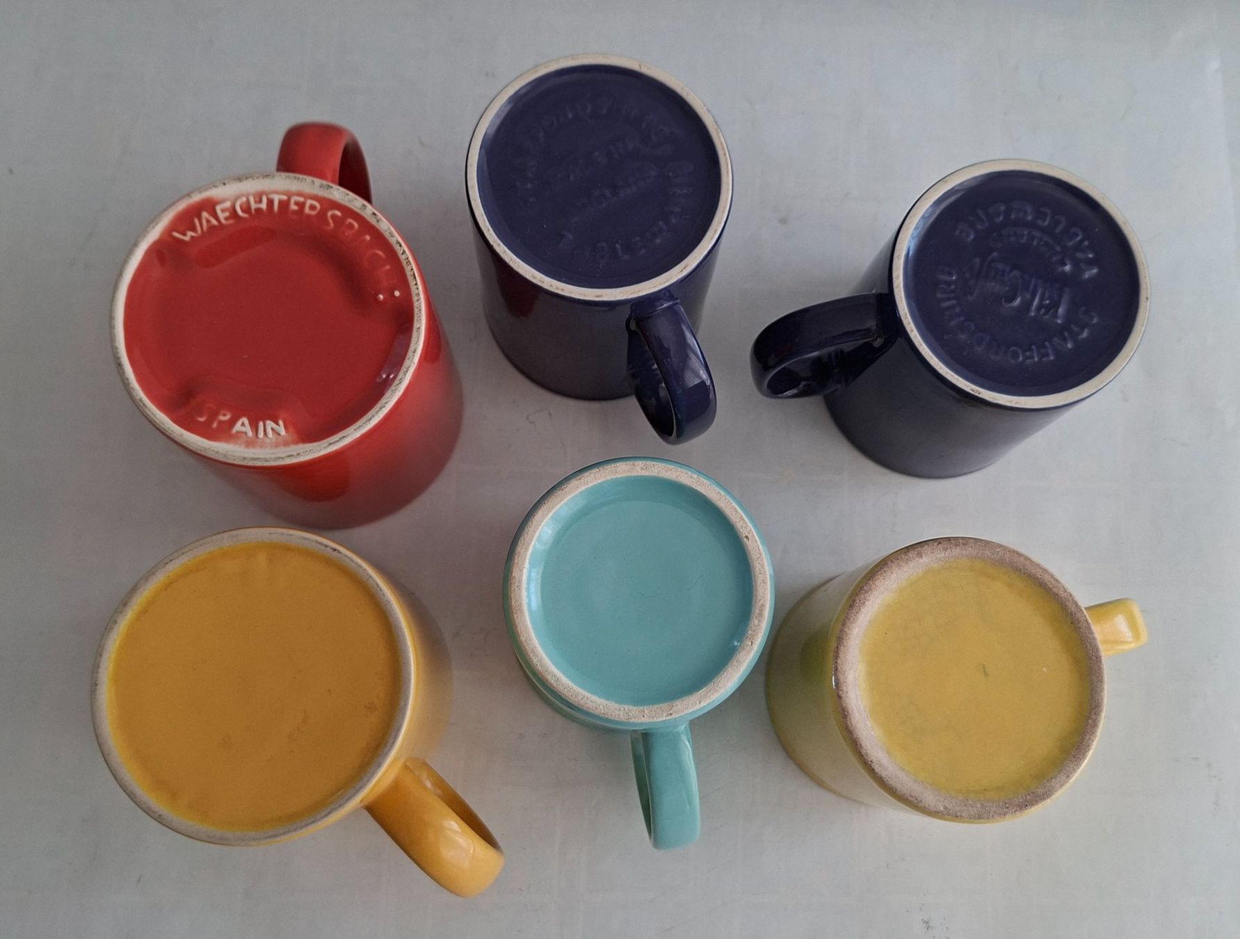 Rössler Tazze: 6er Set farbige Kaffee Tassen – Usato da Opfikon venduto da Diversamente 6