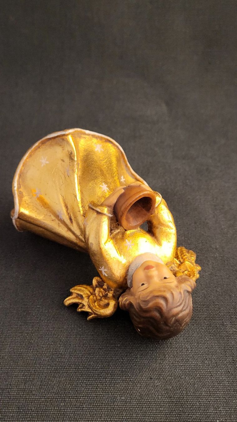 Statuette: Holz-Schnitzerei Barock-Engel – Usato da Basel venduto da spinne02 6