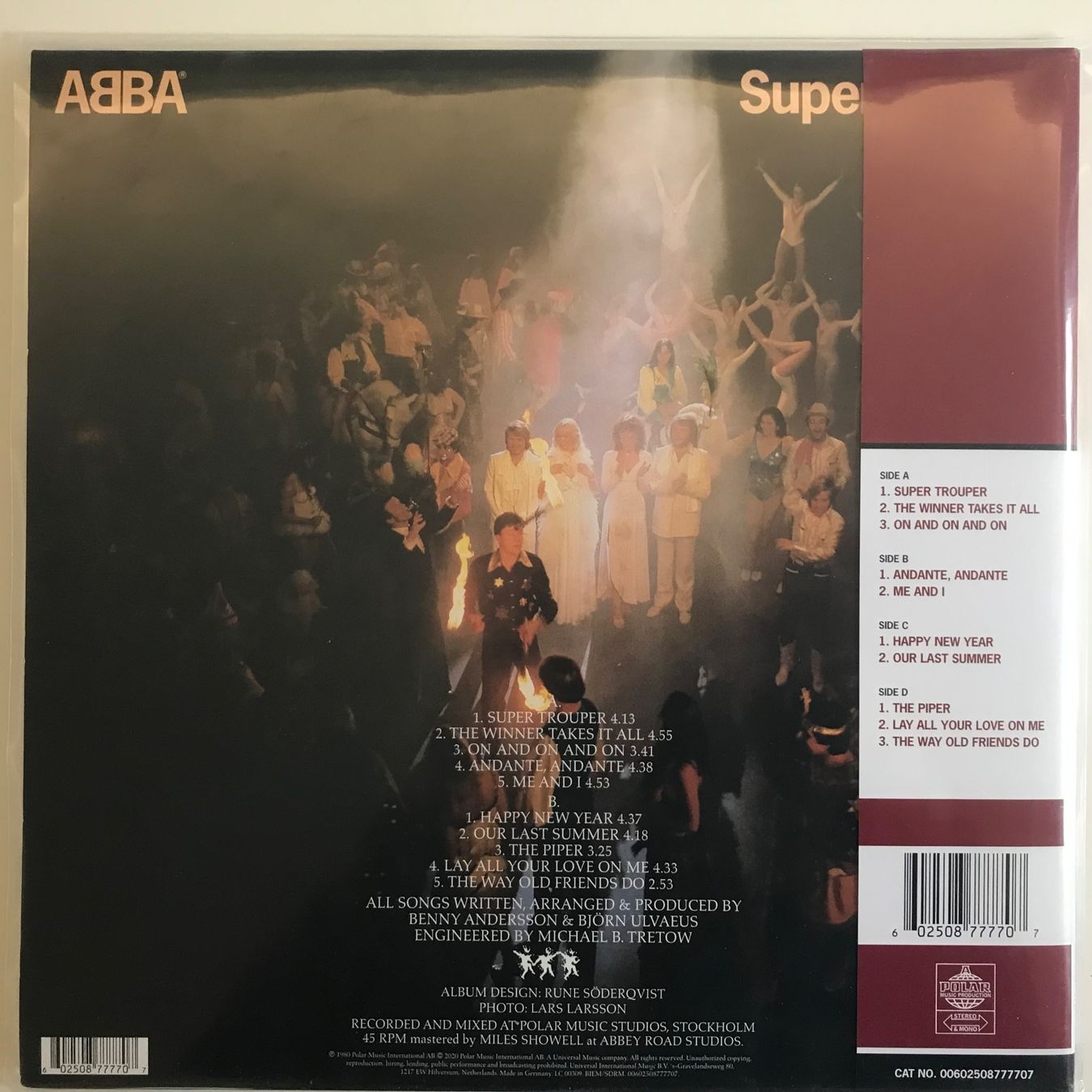 Dischi in vinile: ABBA - Super Trouper DLP Half Speed Remastering – Usato da Aesch BL venduto da BlueMusicRecords 1
