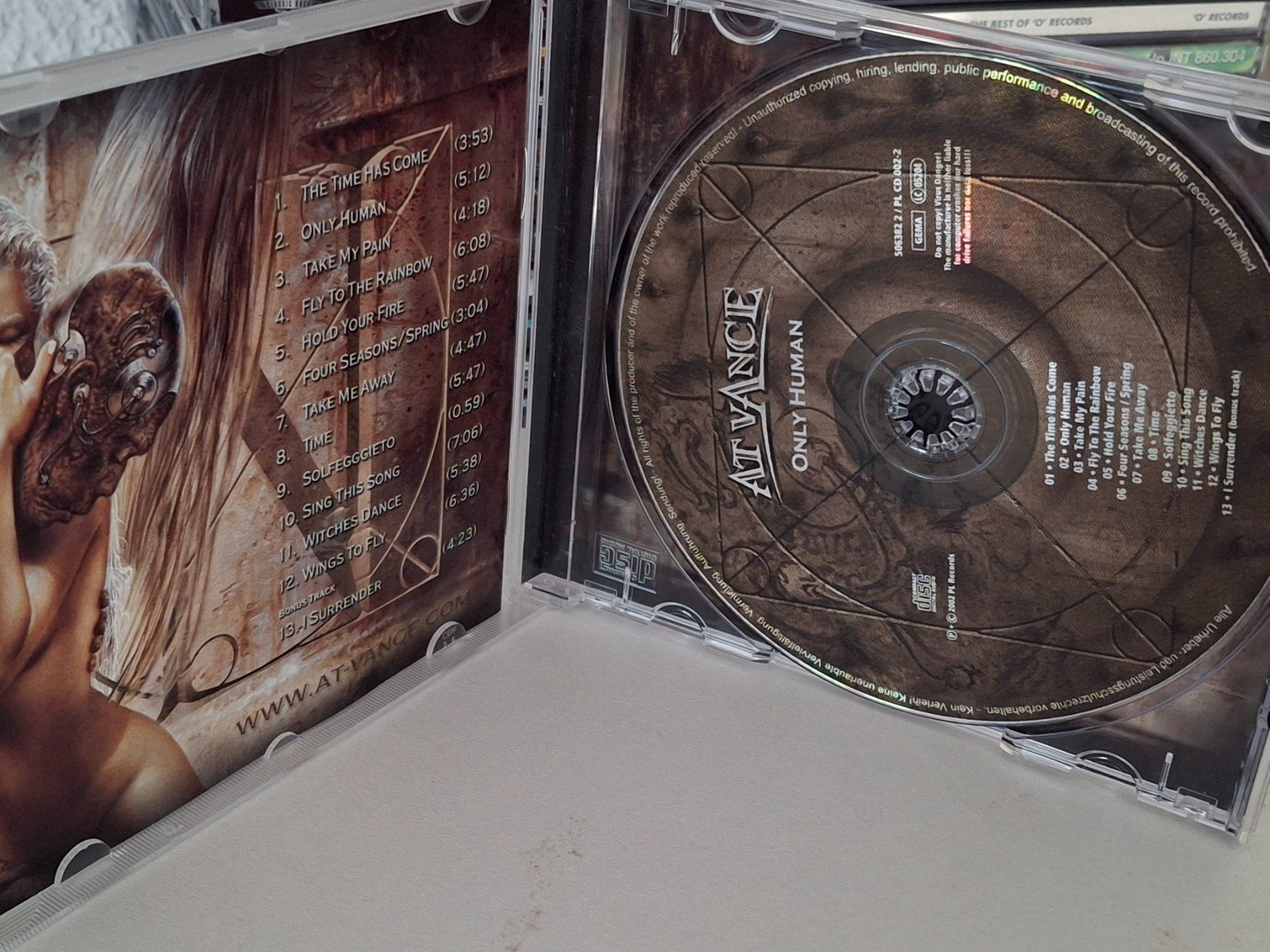CD: CD At Vance - Only Human - Power Metal - – Usato da Aarberg venduto da Jackup1 2
