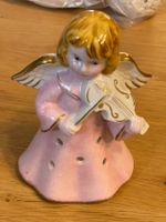 Vintage Porzellan-Engel Windlicht / Duftlampe 14cm