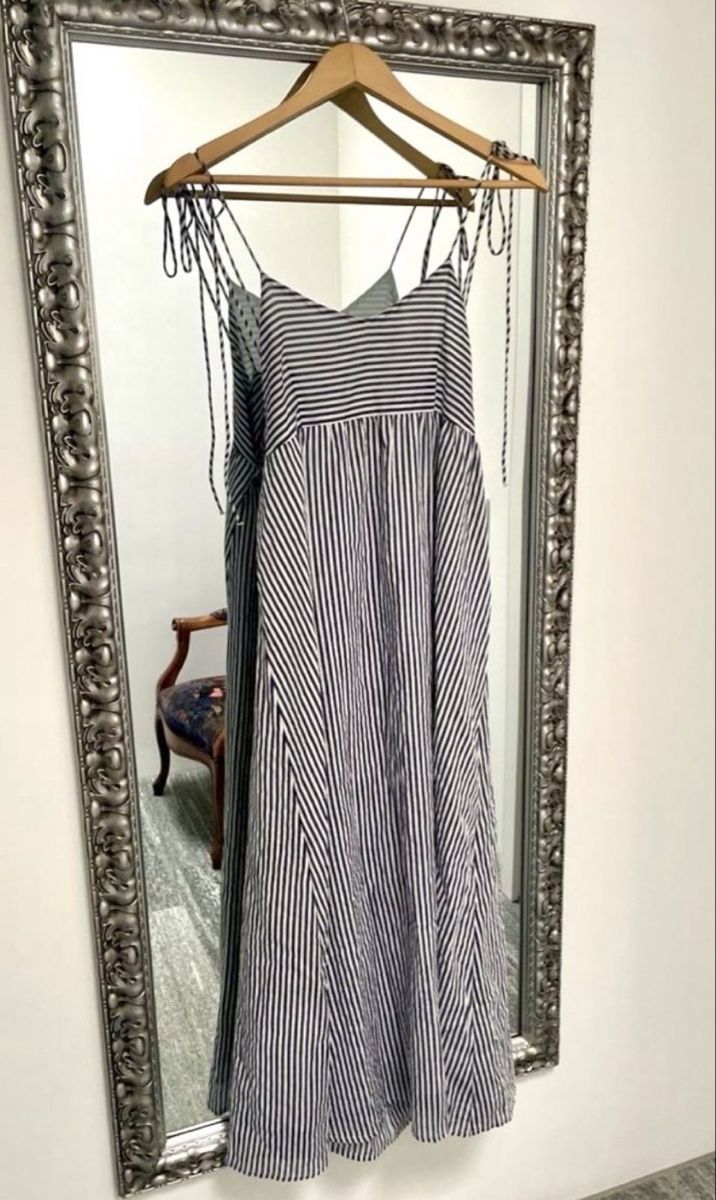 Stradivarius Vestiti: Stripe summer dress - size S - blue white – Nuovo (secondo la descrizione) da Sementina venduto da NinaDel 2