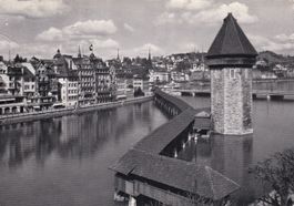 Luzern Kapellbrücke mit Wasser turm Lucerne