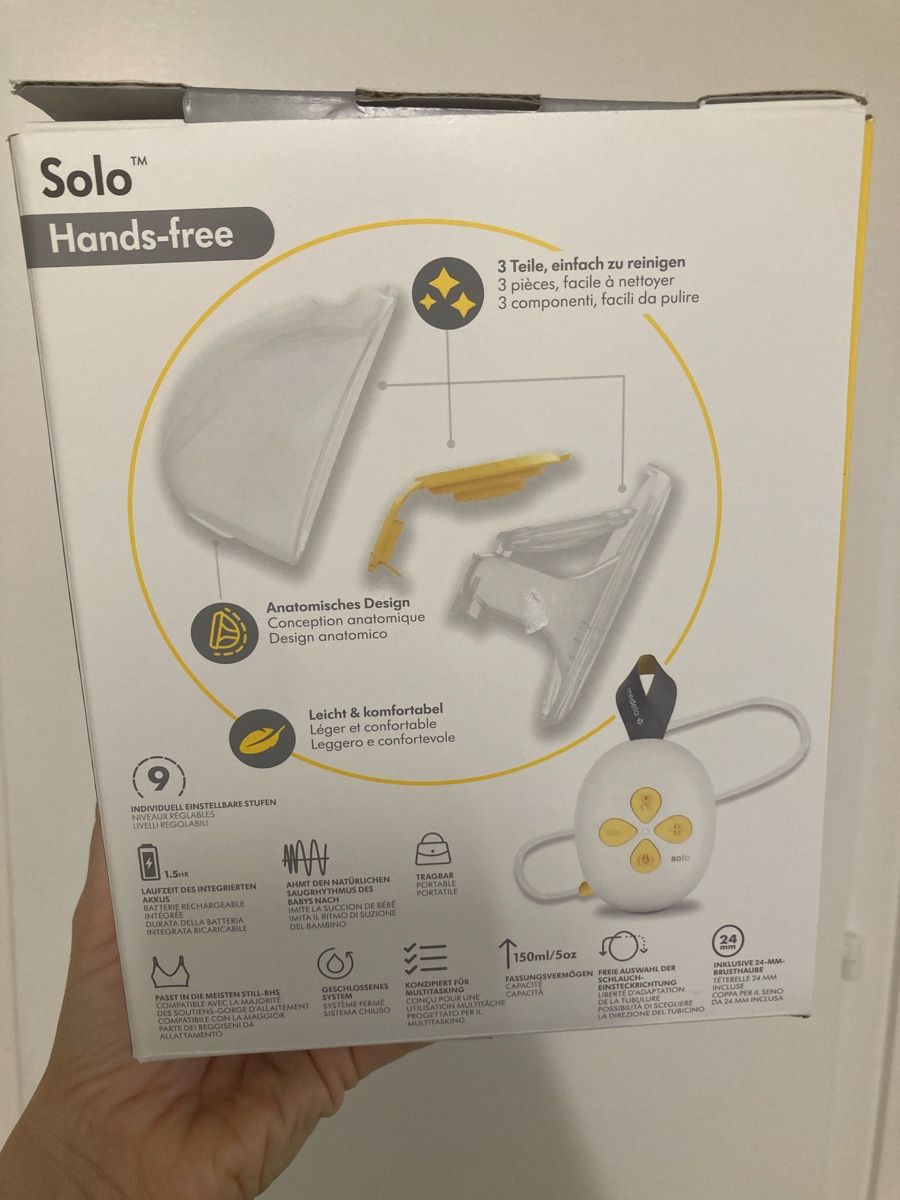 Medela Accessori per l’allattamento: Medela Solo Hands-free Breast Pump – Nuovo (secondo la descrizione) da Hasle b. Burgdorf venduto da Klaudia_Nagy_96 2