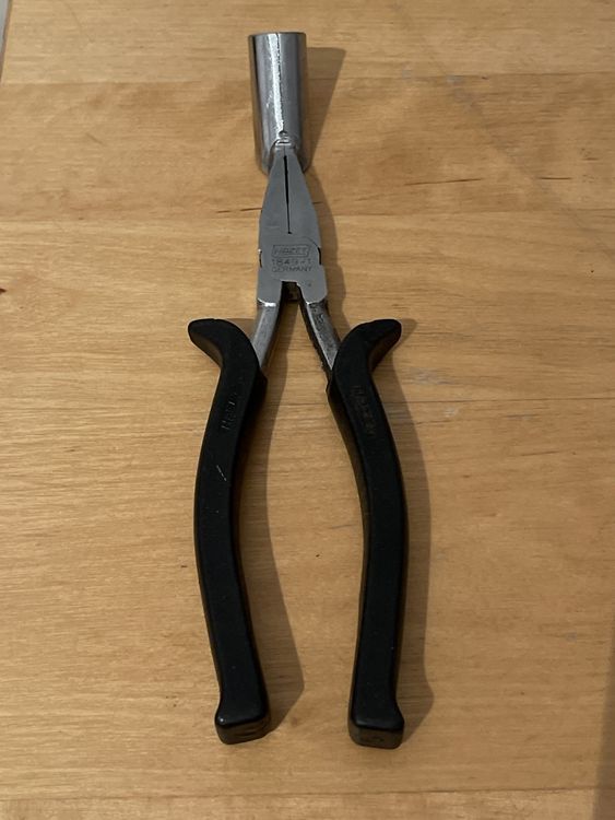 SWV Zündkerzensteckerzange 200mm - Für 16mm Zündkerzen, Abgewinkelt