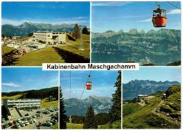 Flumserberg - 5 Bild AK Maschgenkamm