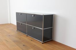 usm sideboard schwarz mit 4 schubladen lieferung gratis