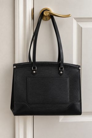 Original LOUIS VUITTON Tasche Epi Schwarz/Silber Madeleine