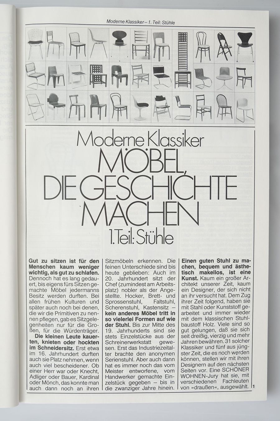 Libri: *** Moderne Klassiker: Möbel, die Geschichte machen. *** – Usato da Winterthur venduto da Roli56 2