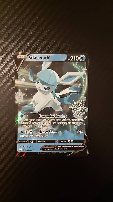 Cartes à collectionner: Pokémon Karte: Glaceon V – D'occasion à Pieterlen par Tobias2011