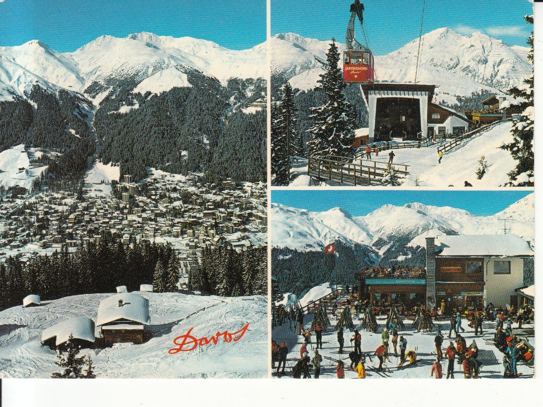 Ansichtskarten: Davos 1978 – Gebraucht aus Bürglen TG von StampGraf