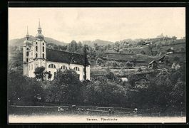 AK Sarnen, Blick auf die Pfarrkirche