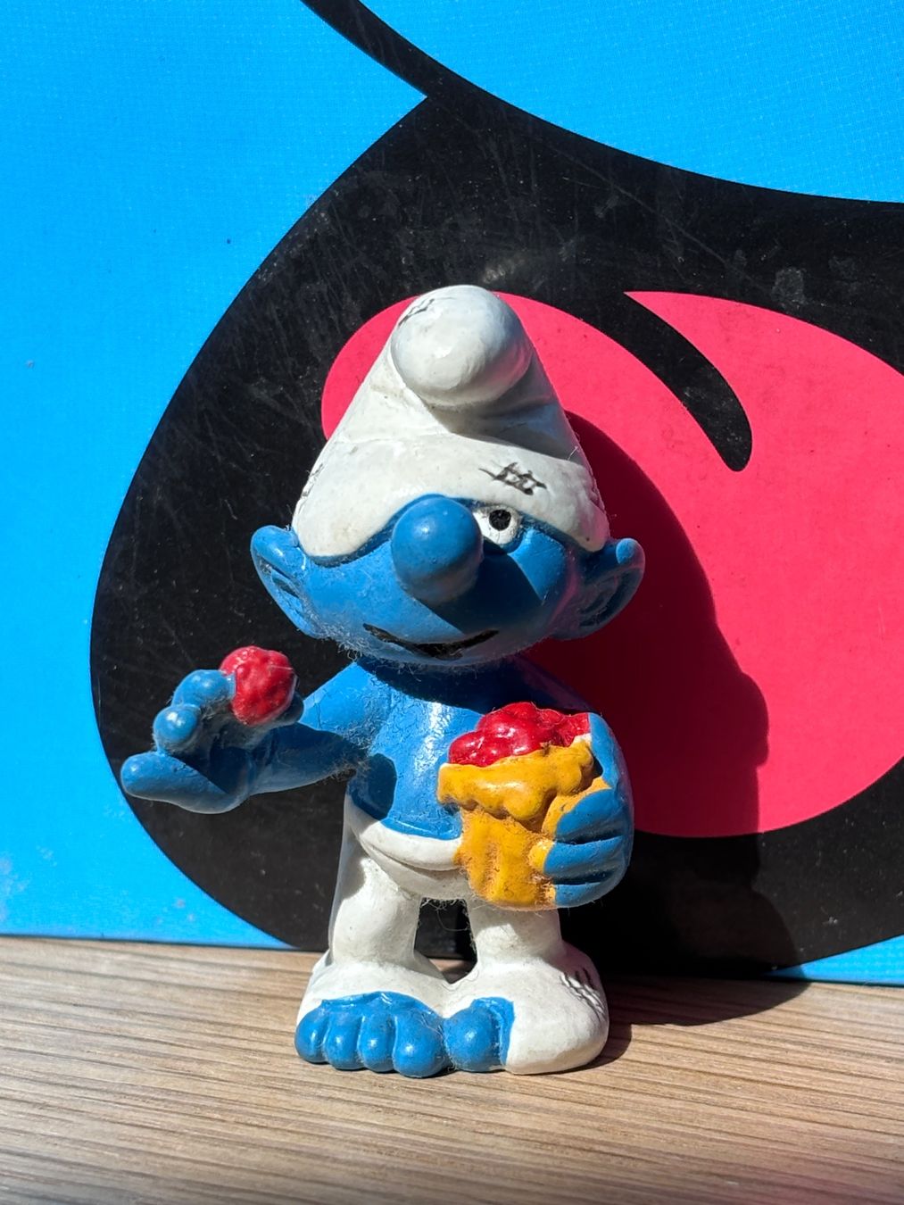 Schleich Statuette: Schlumpf mit Beeren – Usato da Lyss venduto da Duckszone