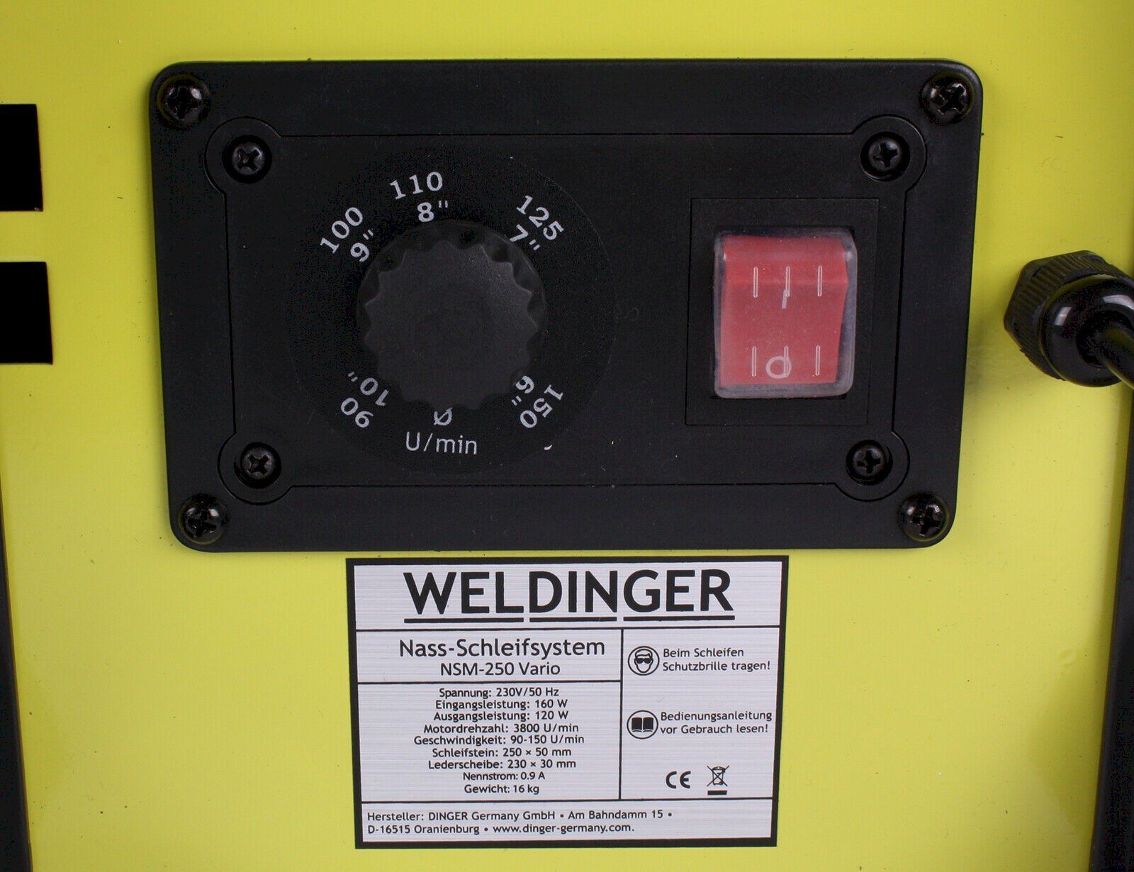 Smerigliatrici & Lucidatrici: WELDINGER Nass-Schleifsystem NSM250vario – Nuovo e nell'imballaggio originale da Bottighofen venduto da zaap 5