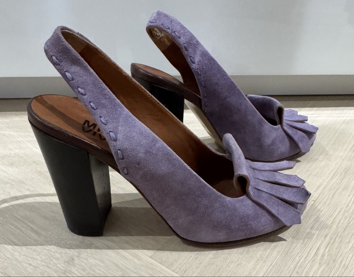 Scarpe da donna: Michel Vivien, en daim violet, T35 – Usato da Pully venduto da TCarrard 2