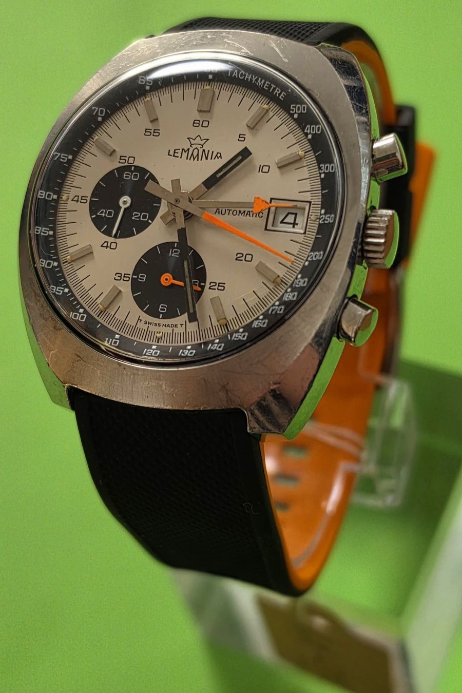 Omega Uhren: LEMANIA CHRONOGRAPH AUTOMATIC SCHWEIZER MANUFAKTUR RAR – Gebraucht aus Neftenbach von Taschen-Uhren 4