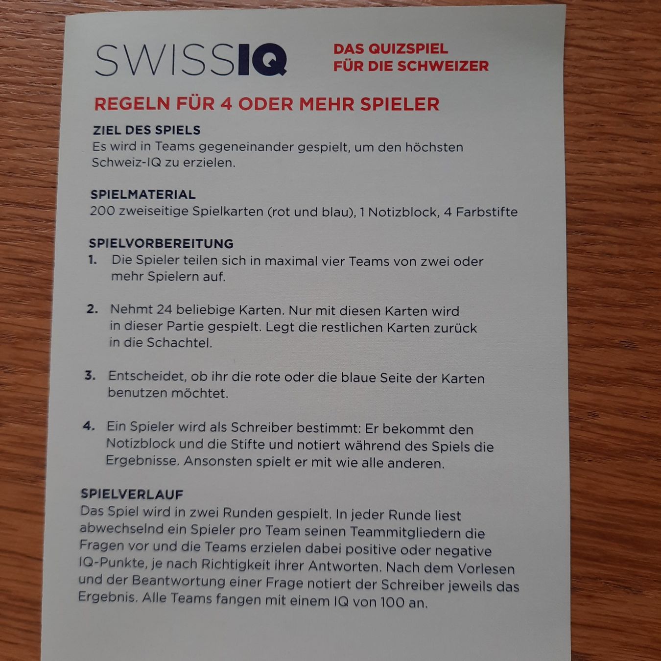 Giochi: Swiss IQ – Nuovo (secondo la descrizione) da Winterthur venduto da Namo1 1