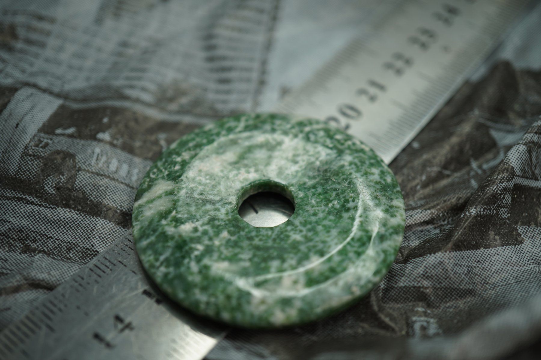 Minerali & Pietre curative: Baum Jaspis  Pi Scheibe  ca45mm    ab  1.-     Räumung – Nuovo e nell'imballaggio originale da Eschenbach SG venduto da topstone 3