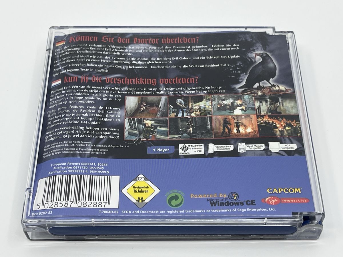 Capcom Giochi: Resident Evil 2 (Dreamcast) PAL – Usato da Biel/Bienne venduto da Kicks_Starter 1