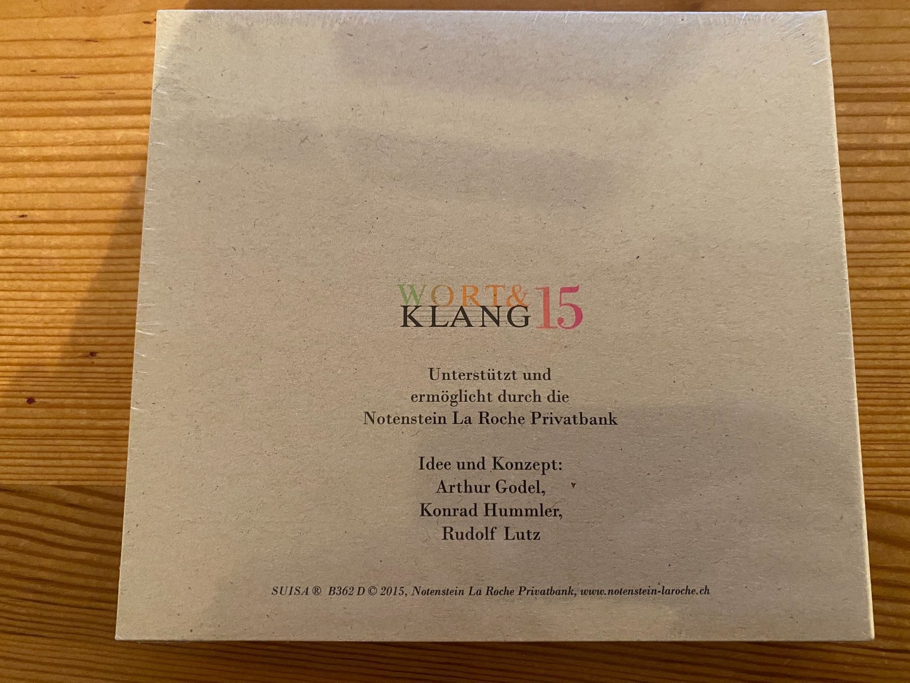CDs: CD - Wort & Klang 2015 – Neu und originalverpackt aus St.Gallen von kingsamas 1